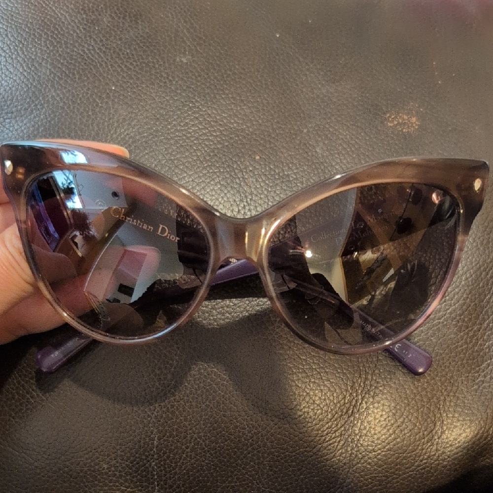 Dior Lavender Cat-Eye Sunglasses